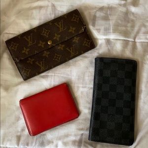 Authentic Louis Vuitton Bundle of 3 wallets